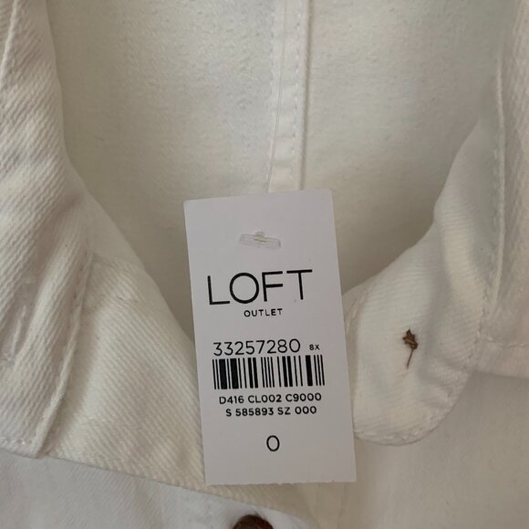 LOFT White Denim Jumper - Picture 3 of 5